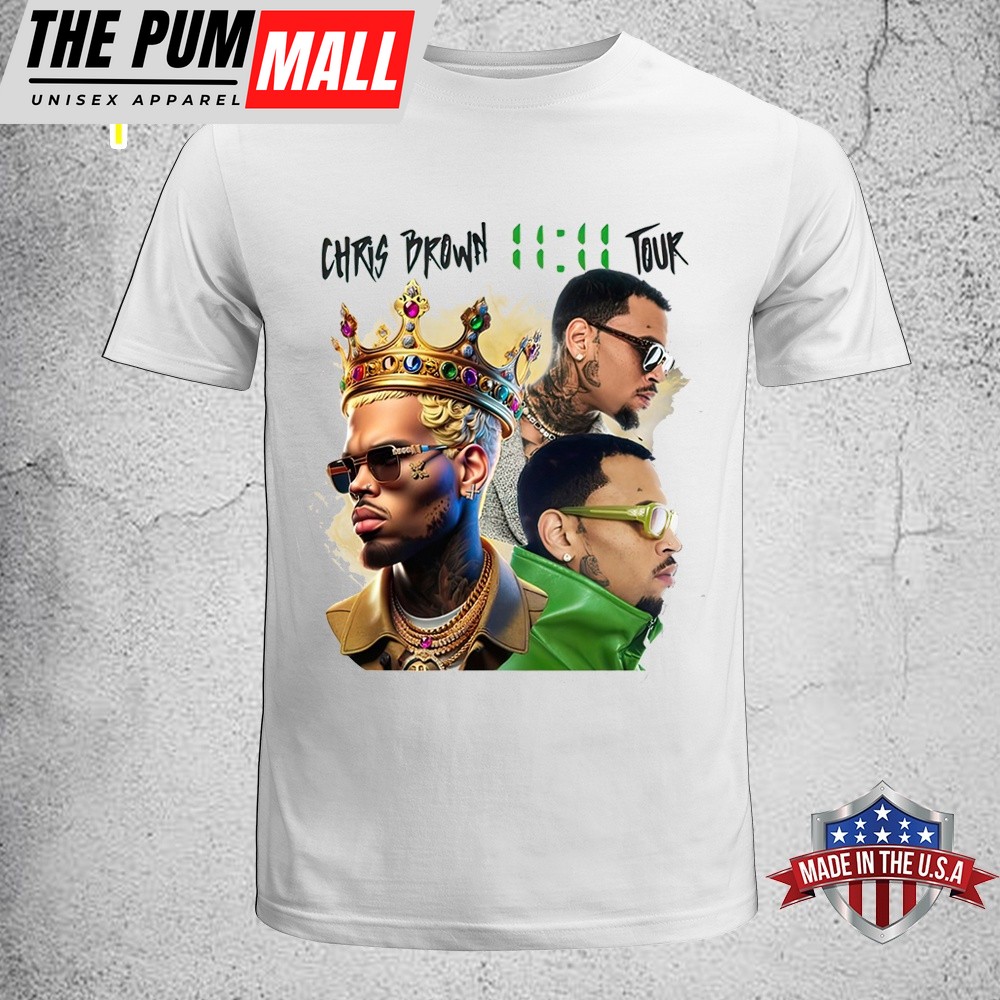 11:11 Tour Chris Brown Breezy Music 2025 Unisex T-Shirt