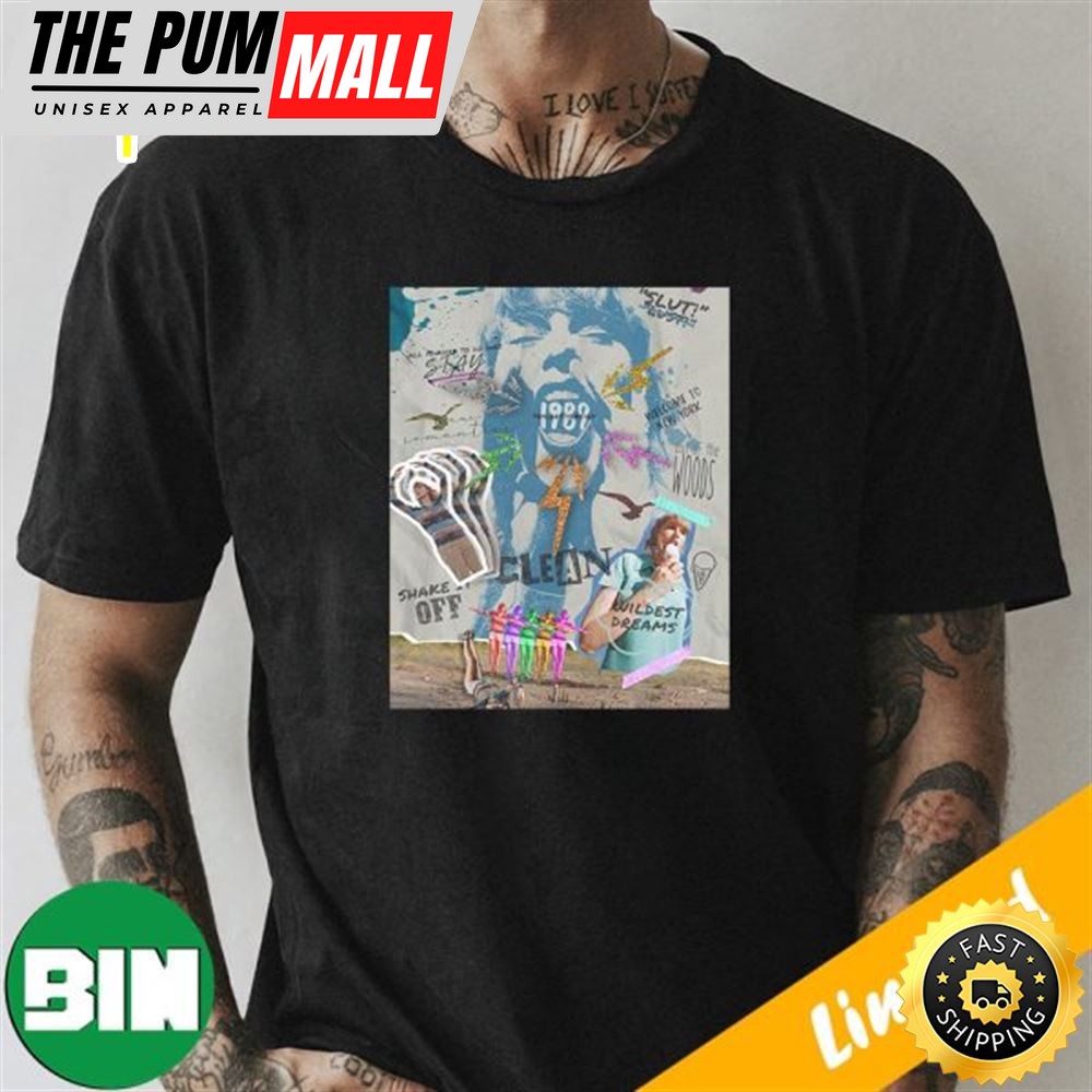 1989 Taylors Version Scrapbook Wallpaper Taylor Swift The Eras Tour T-Shirt