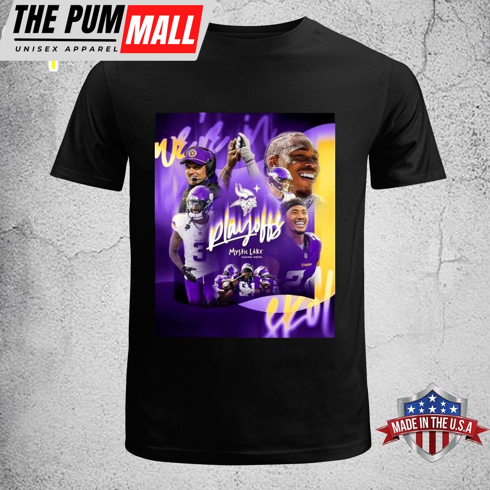 2024 NFL Playoffs Minnesota Vikings Champions Unisex T-Shirt