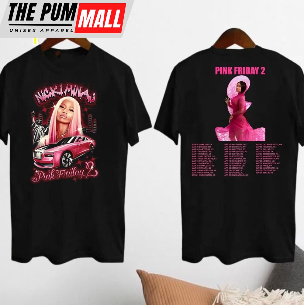 2024 Nicki Minaj Tour T-Shirt, Nicki Minaj Pink Friday 2 Concert Shirt