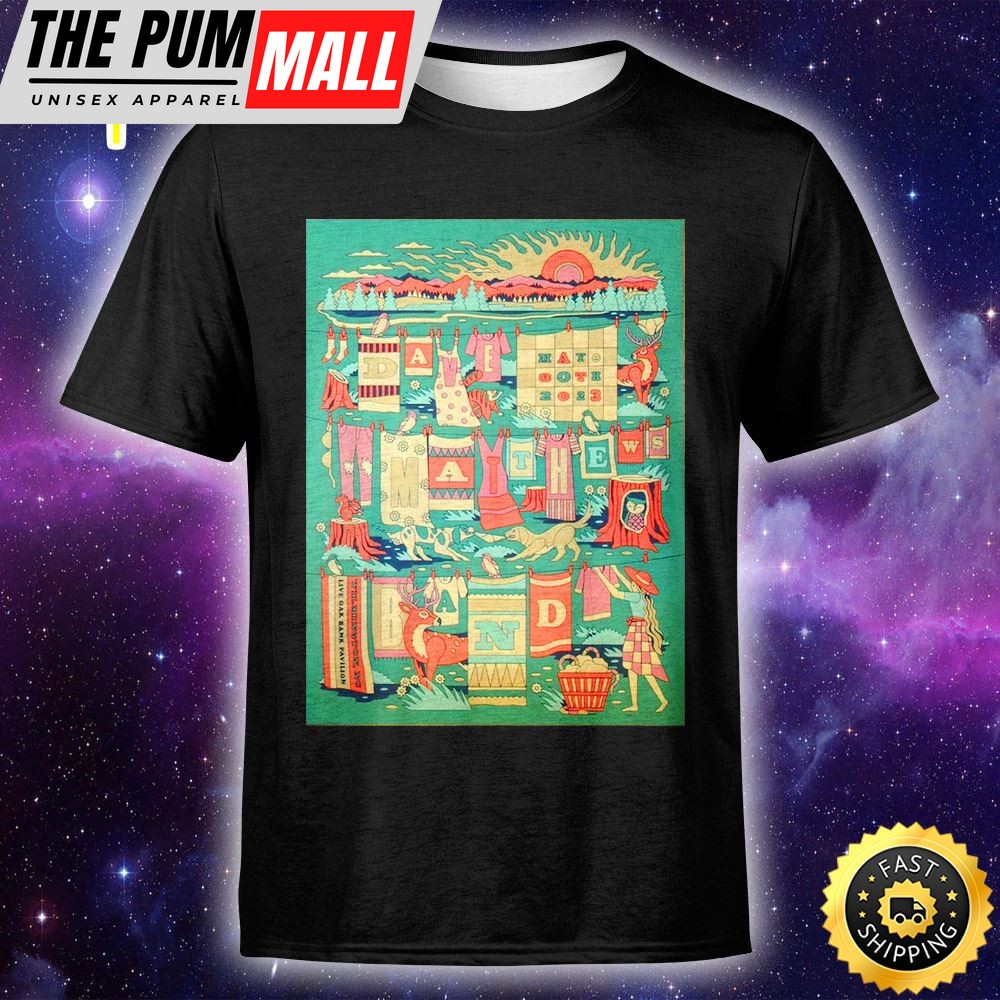 2025 Dave Matthews Band – Wilmington I Silkscreen Concert Unisex T-Shirt