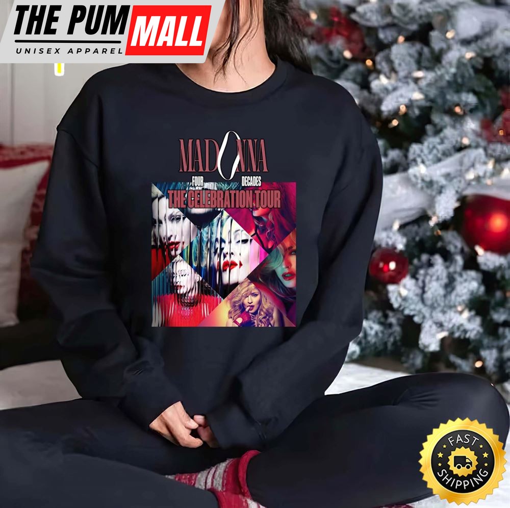 2025 Madonna Four Decades The Celebration World Tour T-Shirts