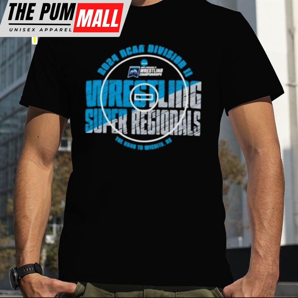 2025 Ncaa Division Ii Wrestling Super Regionals The Road To Wichita, Ks Shirt
