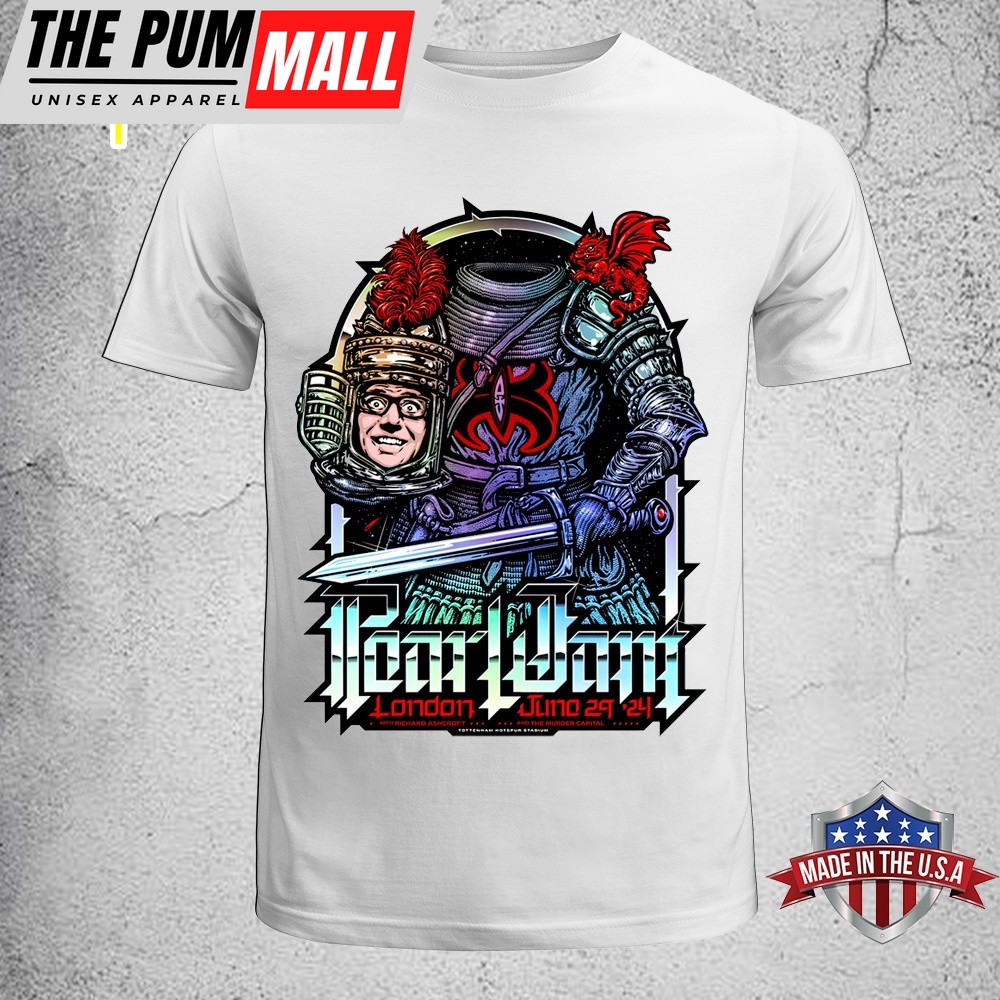 2025 Pearl Jam London Rainbow Foil Variant Unisex T-Shirt