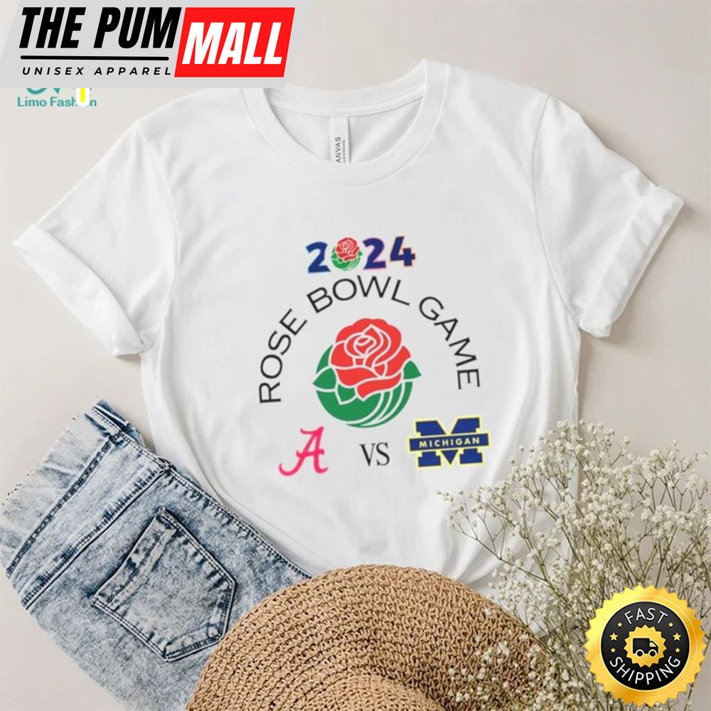2025 Rose Bowl Game Alabama Crimson Tide Vs Michigan T Shirt