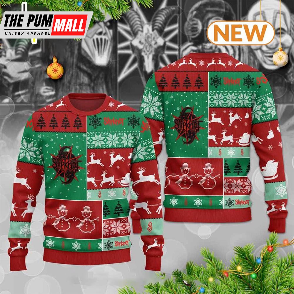 2025 Slipknot Ugly Christmas Sweater Shirt, Sweatshirt