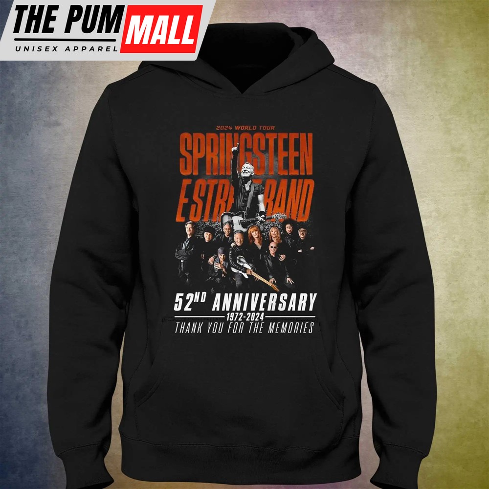2025 World Tour Bruce Springsteen E Street Band 52nd Anniversary 1972 – 2025 T-Shirt