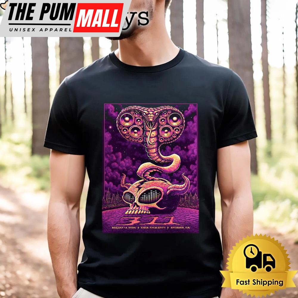 311 Tour On August 14 2024 At Coca-Cola Roxy In Atlanta GA Unsiex T-Shirt