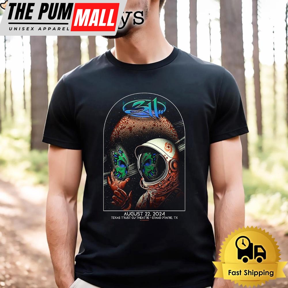 311 Tour On August 22 2024 At Texas Trust CU Theatre In Grand Prairie TX Unisex T-Shirt