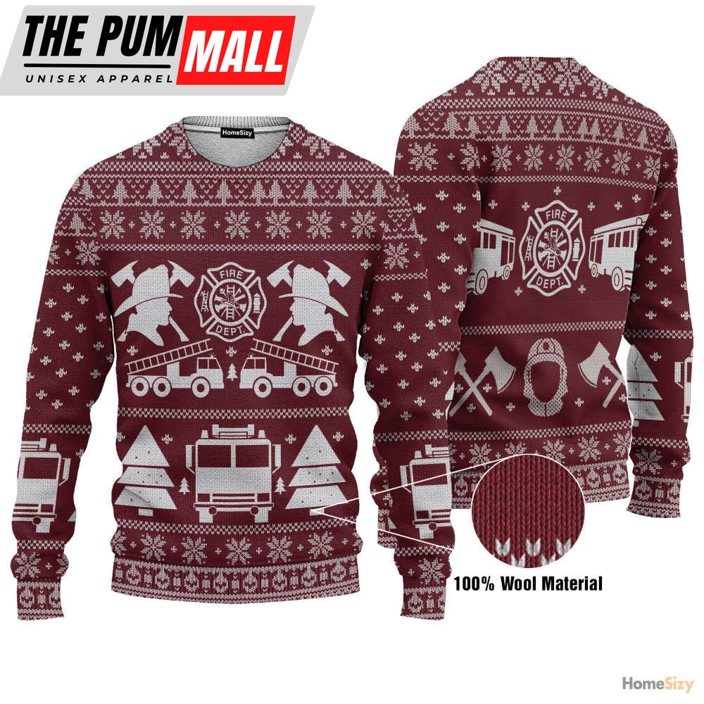 3d-fire-dept-firefighter-ugly-sweater-best-gift-for-christmas-xmas-s8juwccg 3D Fire Dept Firefighter Ugly Sweater – Best Gift For Christmas Xmas