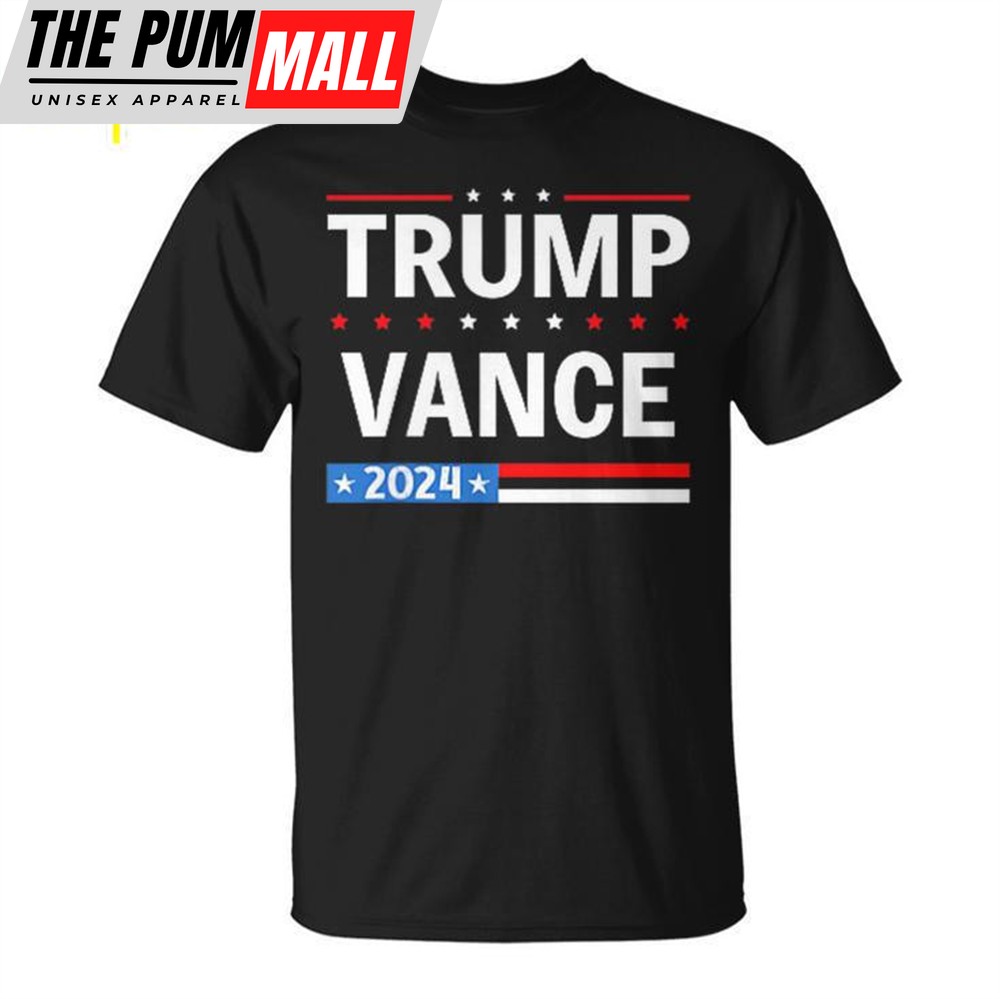 47 Trump Vance 2024 Vice President America Flag Vote Unisex T-shirt
