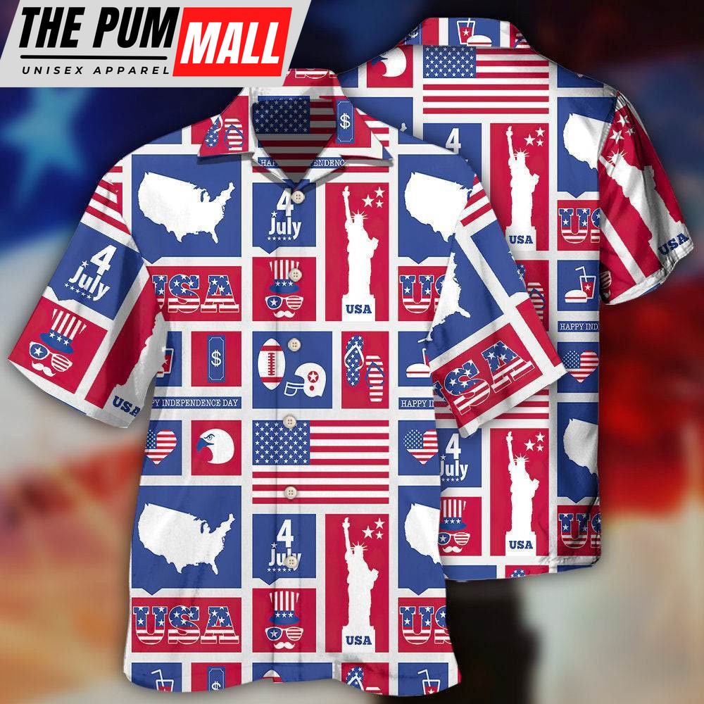 4th-of-july-hawaiian-shirt-america-independence-day-happy-america-hawaiian-shir-ynnatoq4 4th Of July Hawaiian Shirt, America Independence Day Happy America Hawaiian Shirt, Hawaiian Fourth Of July Shirt
