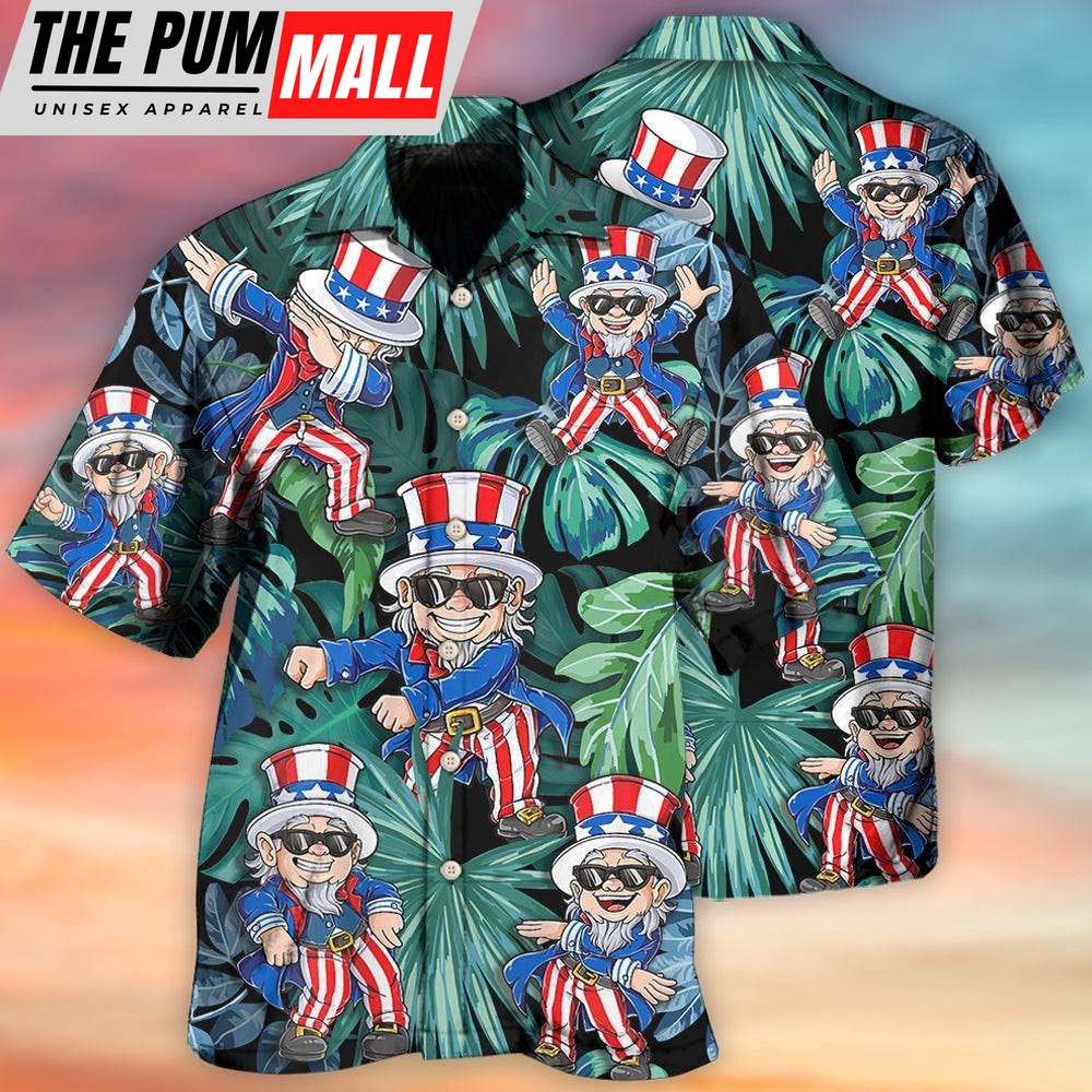 4th Of July Hawaiian Shirt, Dance Independence Day Happy Hawaiian Shirt, Hawaiian Fourth Of July Shirt