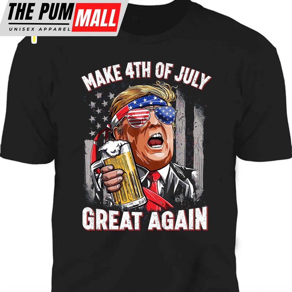 4th Of July Unisex Shirt Trump 2024 Great Maga Shirt Independence Day Shirt Dark
