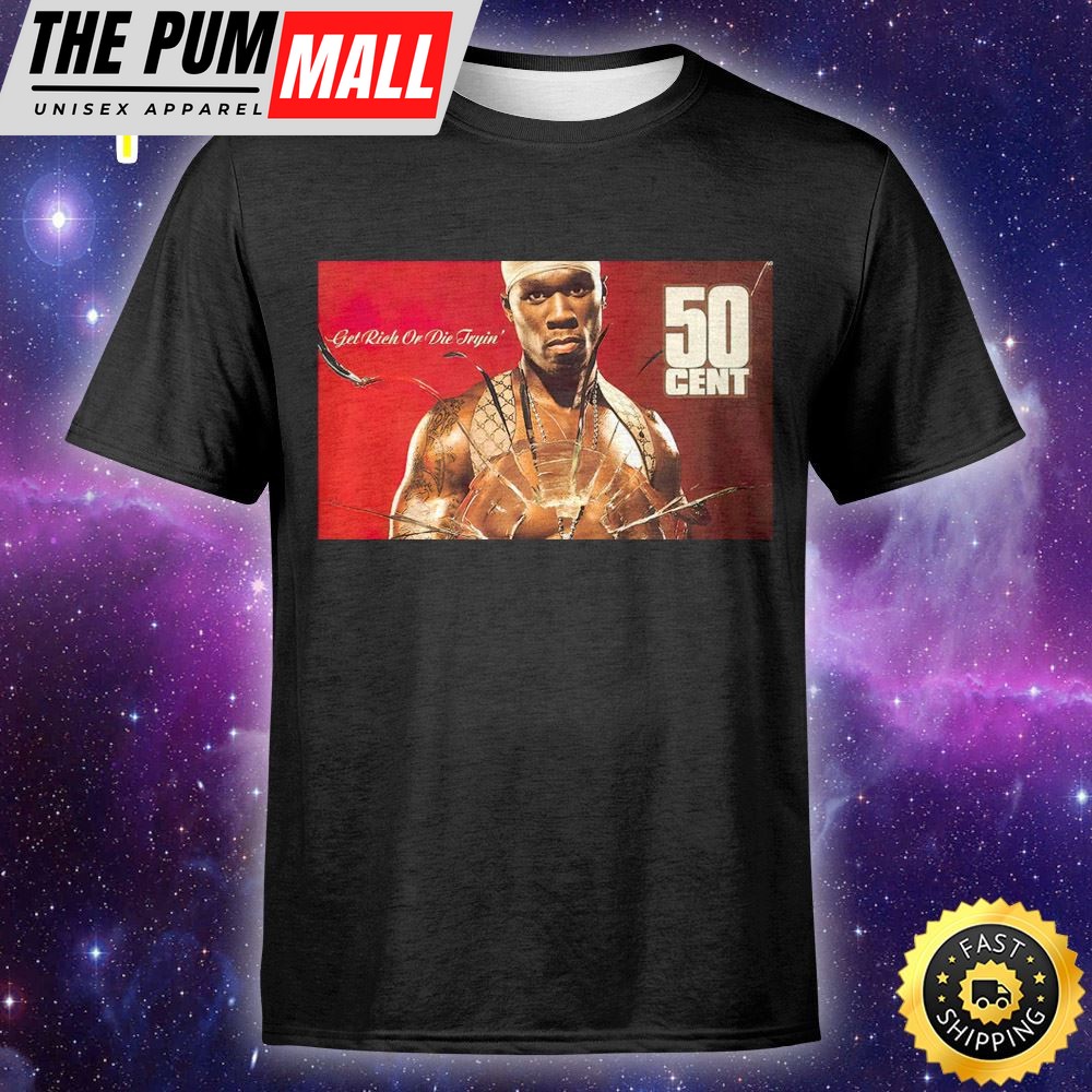 50 Cent Get Rich Or Die Tryin 20th Anniversary Unisex Tshirt