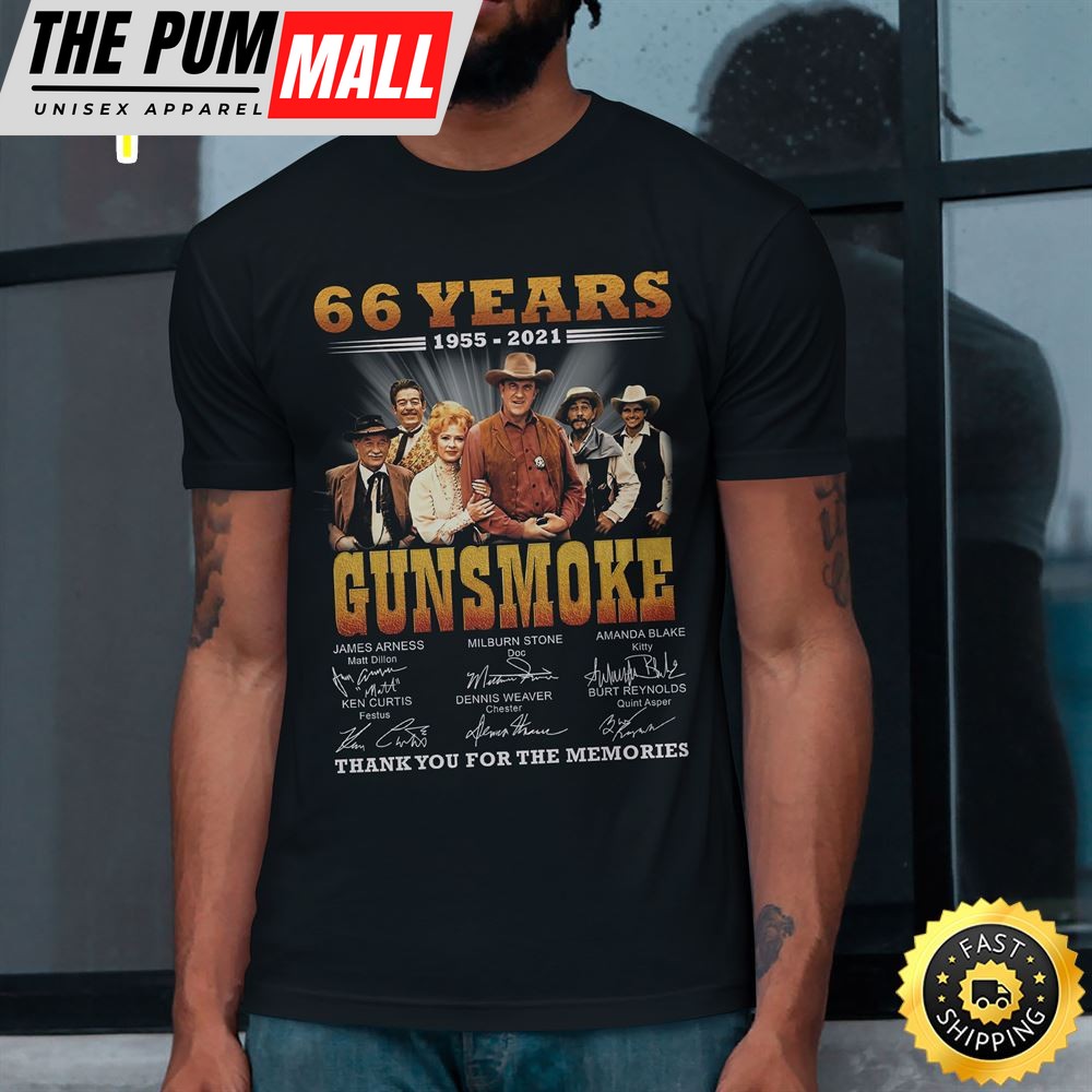 66 Years Gunsmoke Thank You For The Memories Unisex T-Shirt