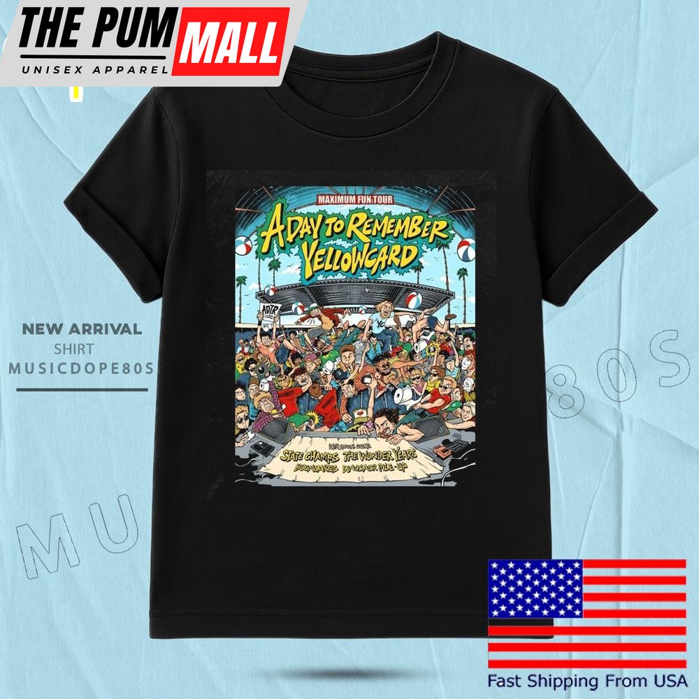 A Day To Remember Maximum Fun Tour 2025 T Shirt