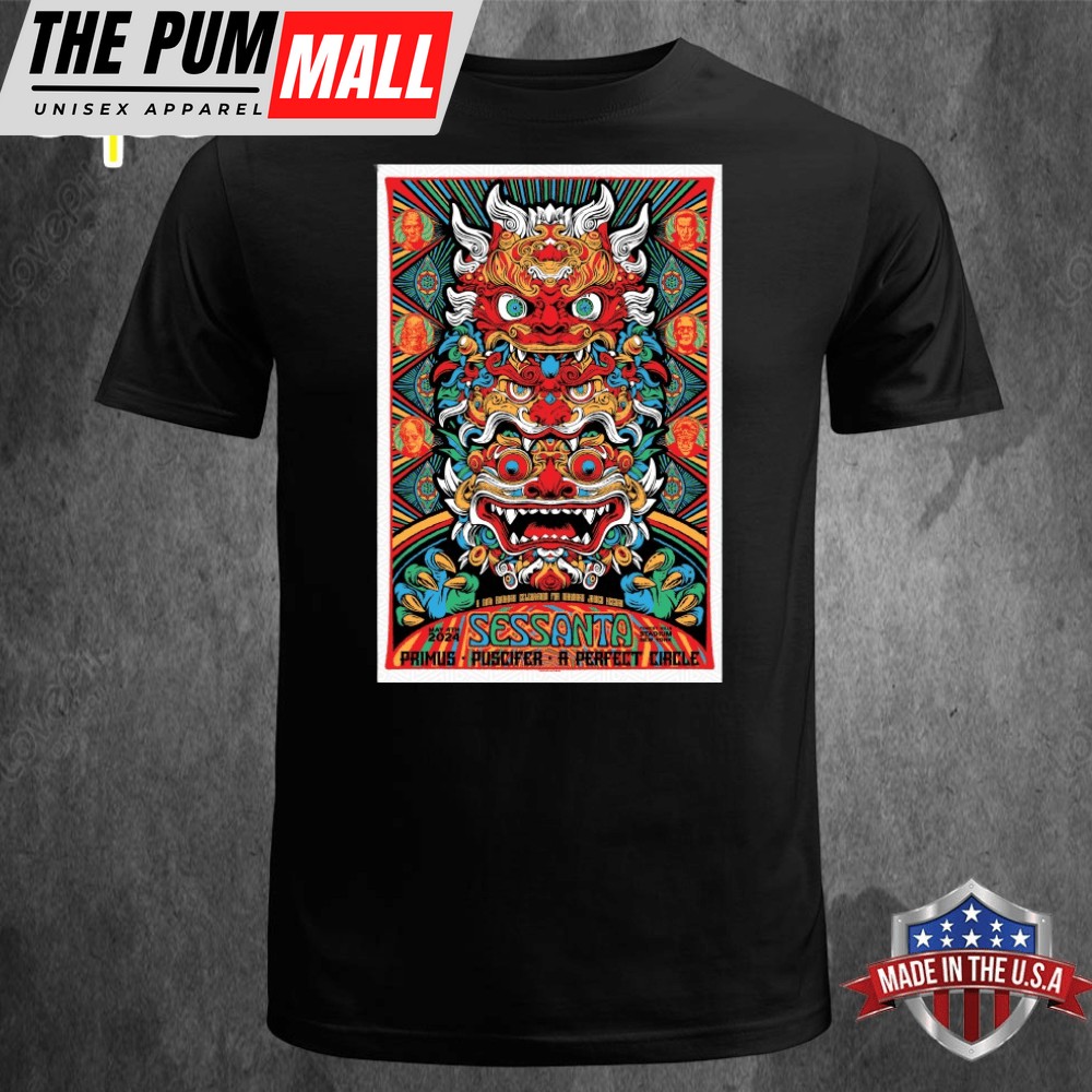 A Perfect Circle, Puscifer And Primus Expand 2025 US Tour Tee T-shirt