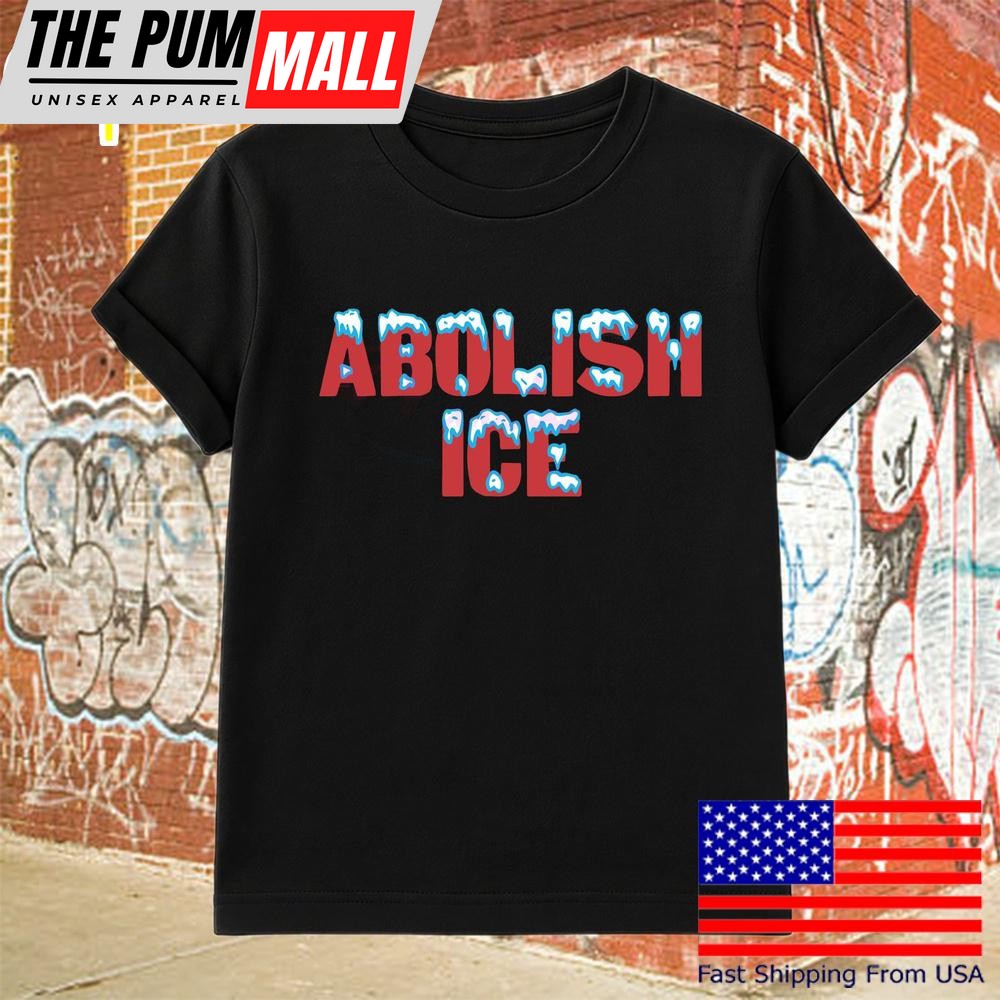 Abolish Ice Melting Patriotic Protest Graphic T Shirt