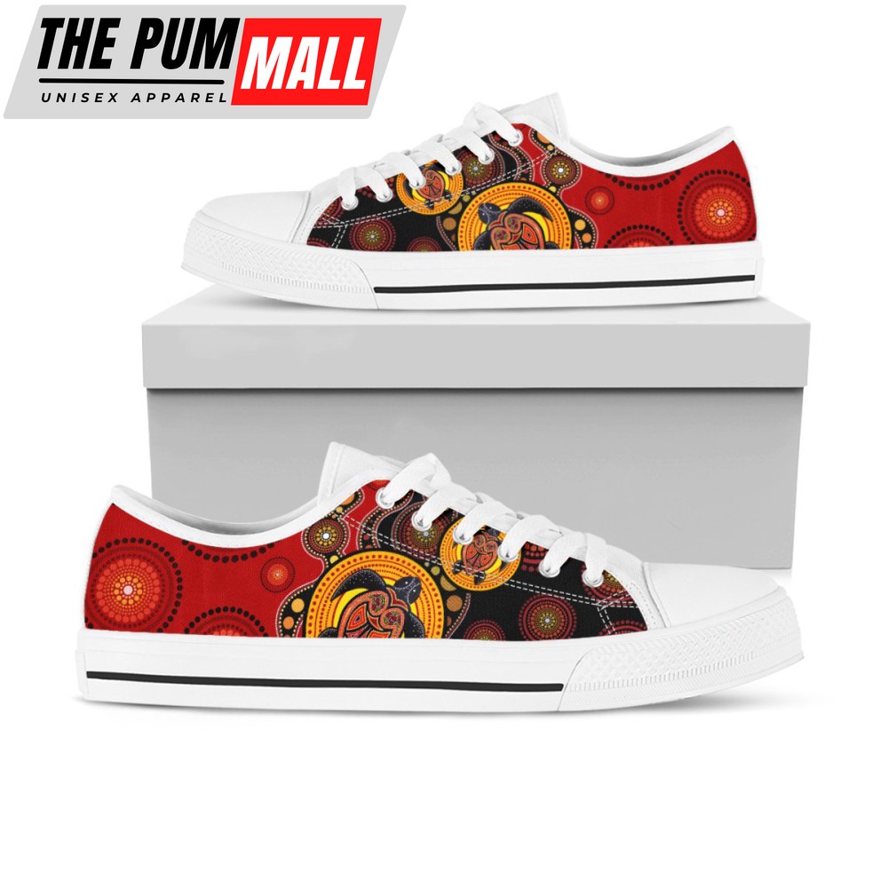 aboriginal-shoes-turtles-colourful-painting-art-low-top-shoes-ppxf8qi0 Aboriginal shoes turtles colourful painting art Low Top Shoes