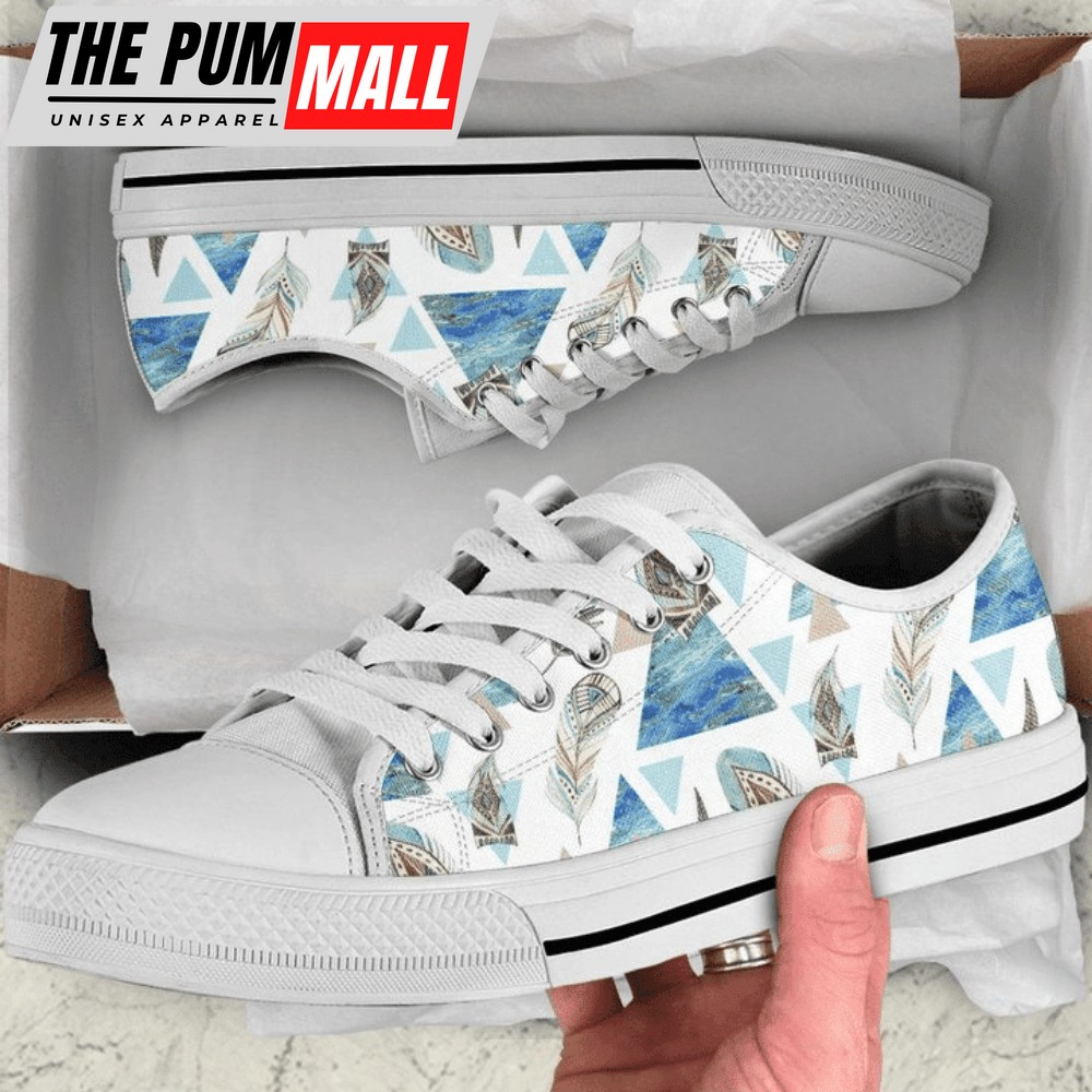 Abstract Grunge Boho Pattern Low Top ShoesUnisex Men And Women Low Top PN205024Sb