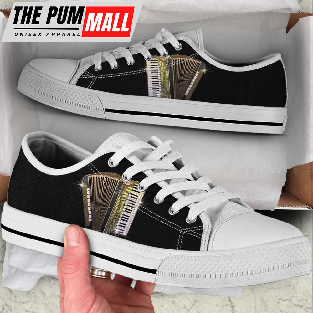 Accordion Low Top Canvas Shoes – Comfortable & Fashionable Gift