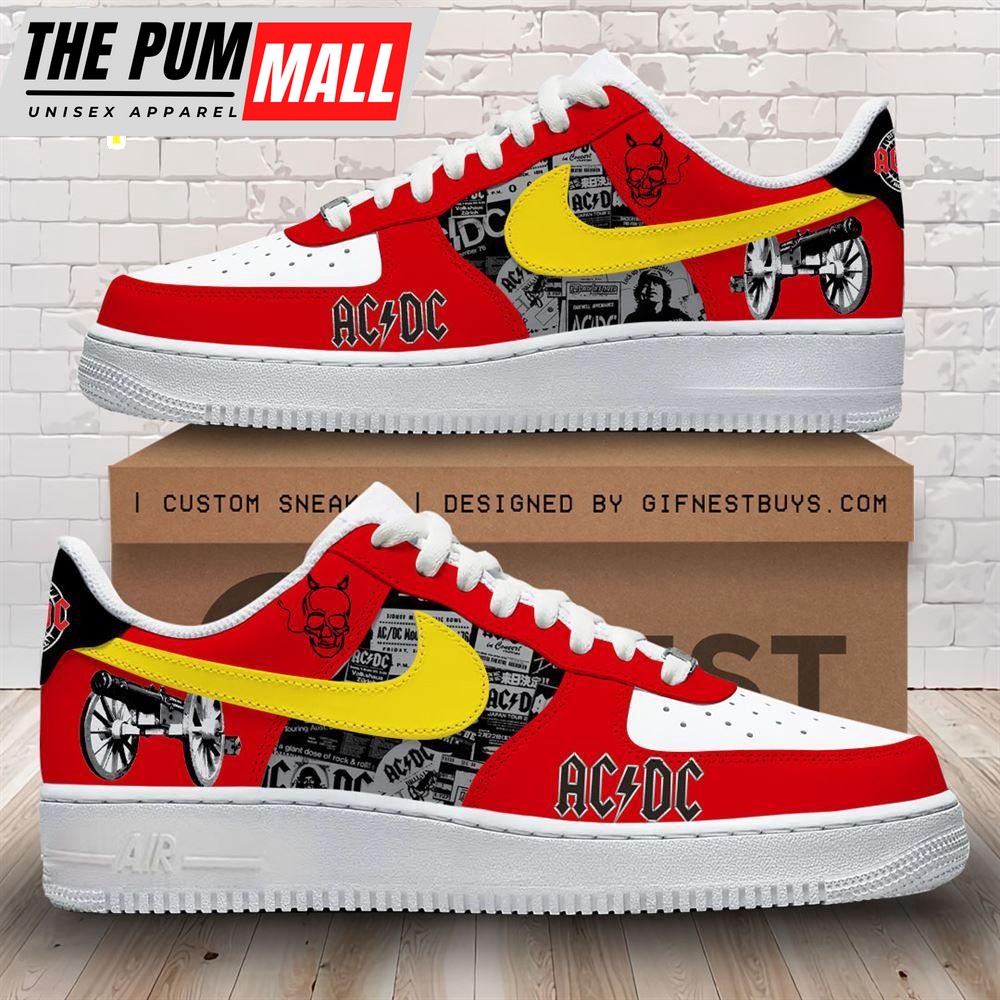 Acdc Air Force 1 Shoes For Fans Gift For Christmas