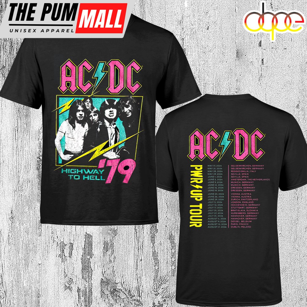 ACDC Band World Tour 2025 Unisex T-Shirt