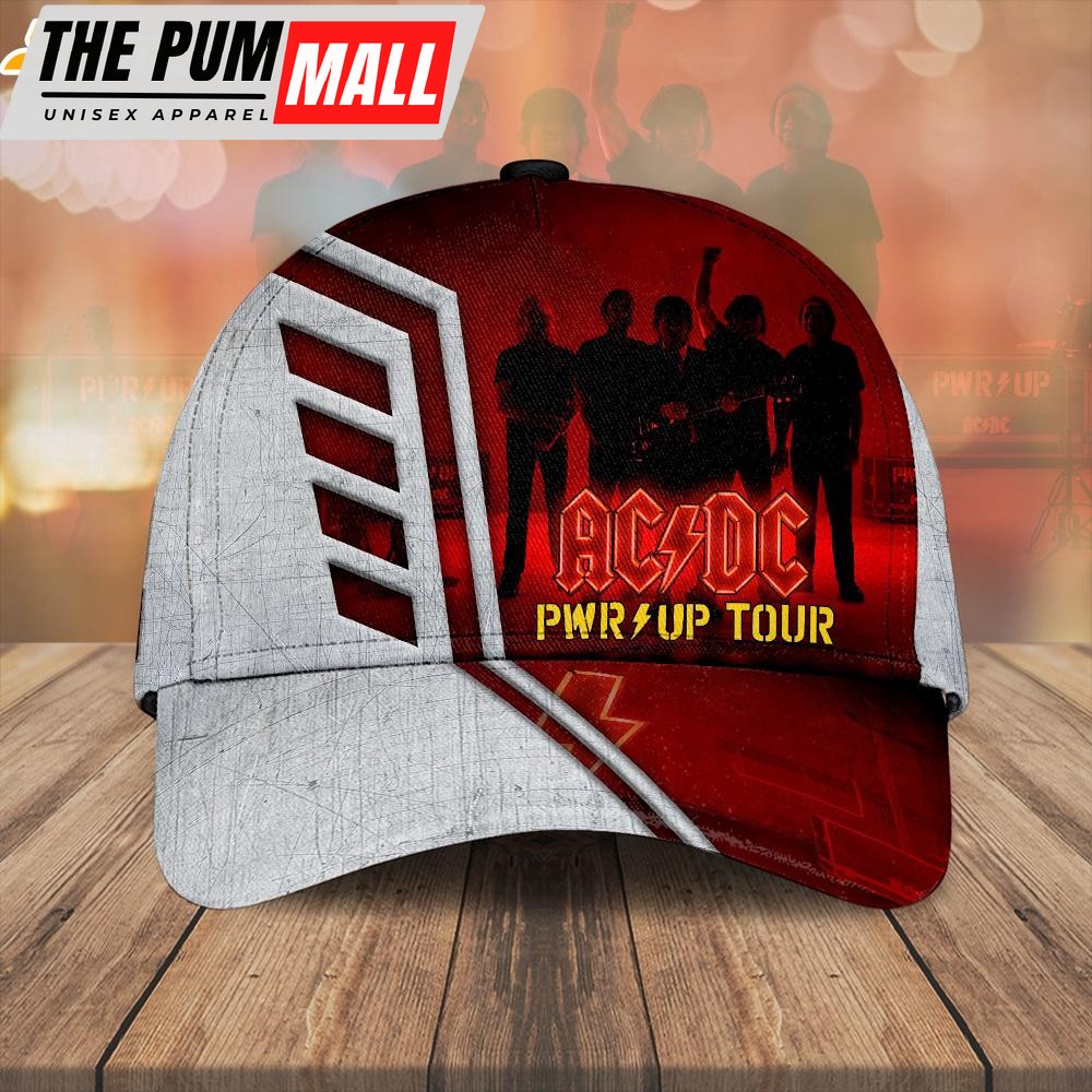 ACDC Pwr Up Tour Baseball Cap Print For Fans