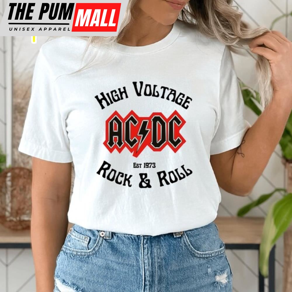 Acdc Tour 2025 Rock And Roll Shirt