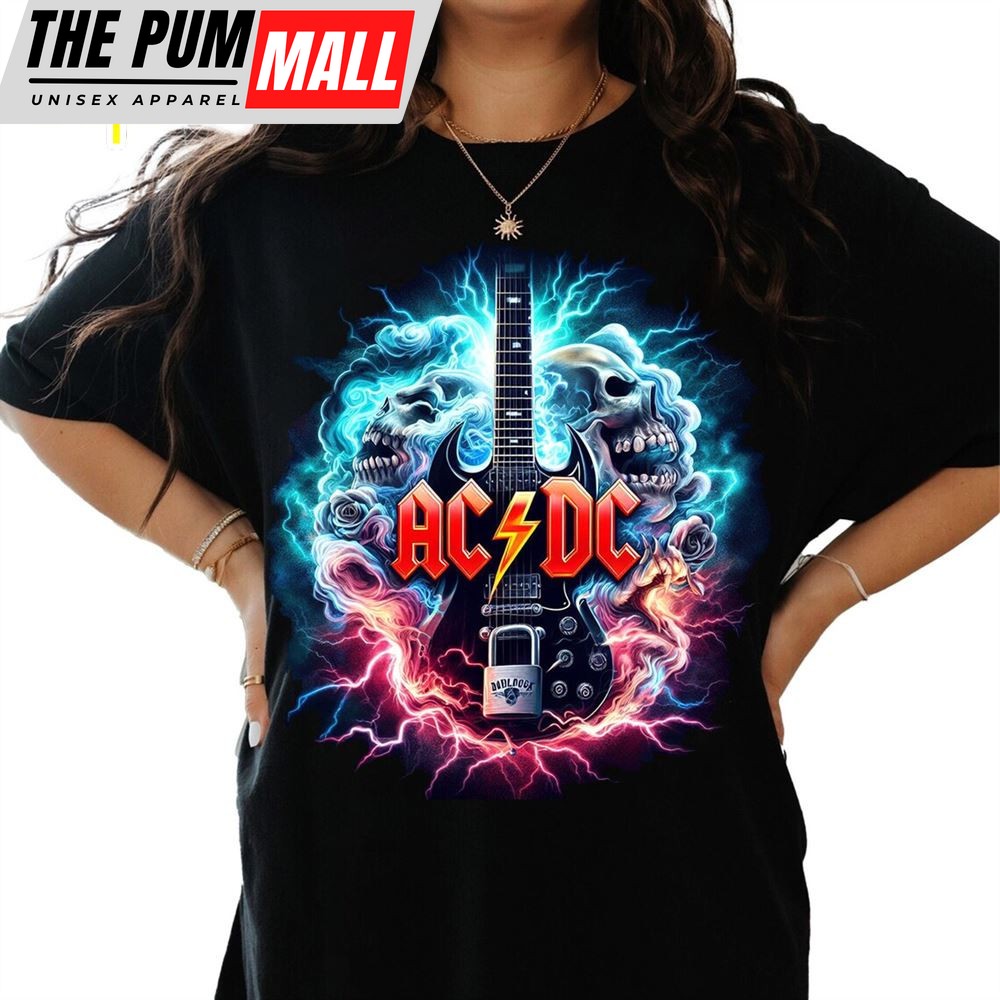 Acdc Vintage Tour 2025 Acdc Shirt Fan Gifts