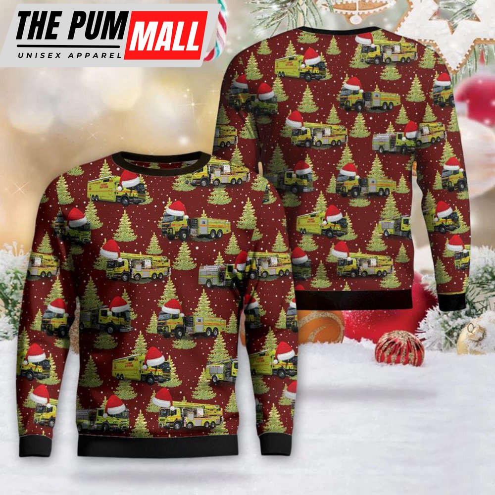 ACT Fire and Rescue Christmas Sweater 3D Gìt For Christmas