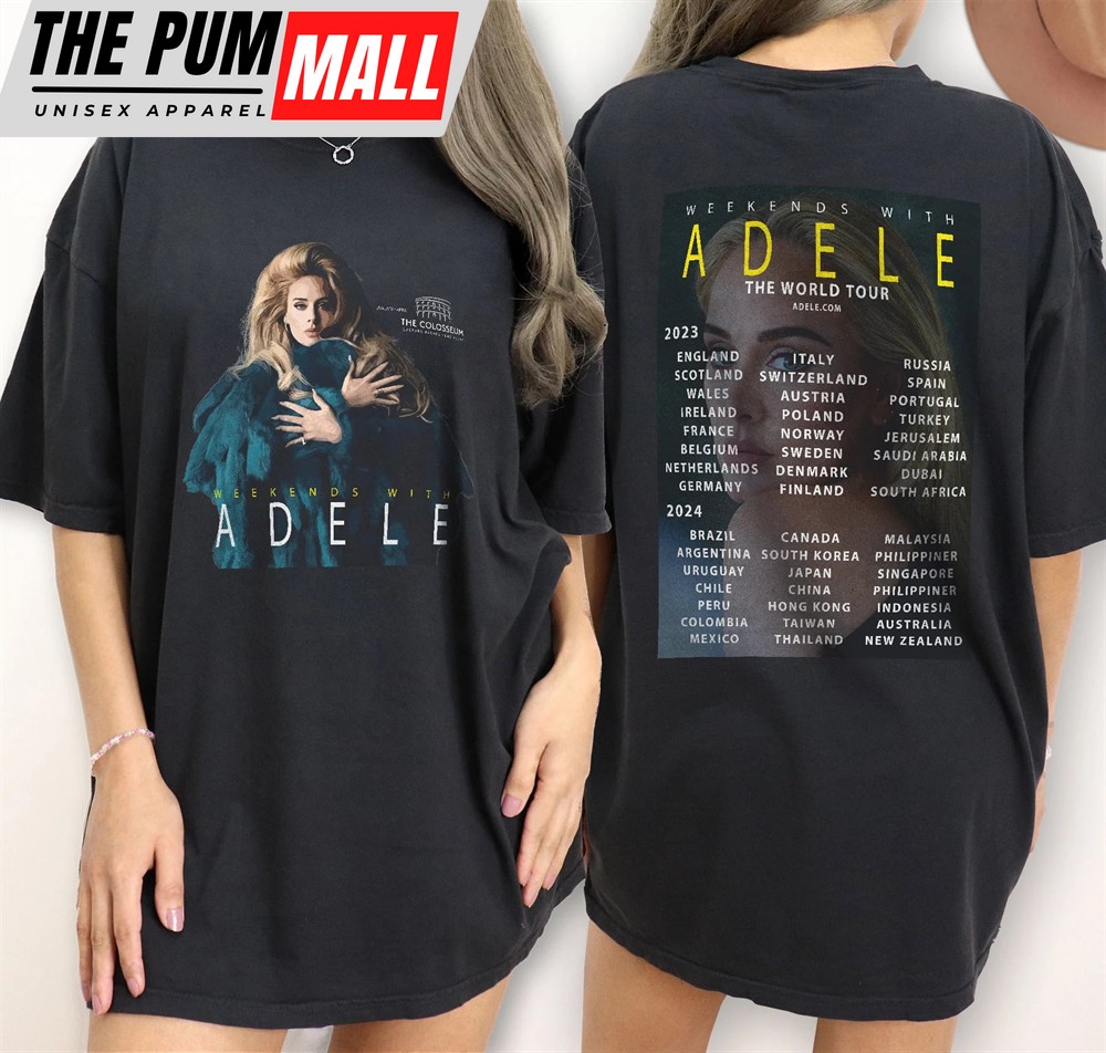 Adele Tour 2023-2024 Weekends With Adele Merch Adele Las Vegas T-Shirt
