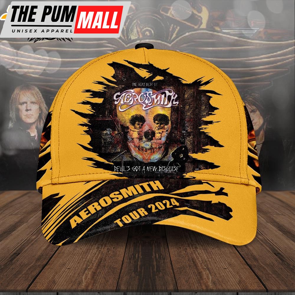 Aerosmith Music Tour Baseball Cap Print For Fans
