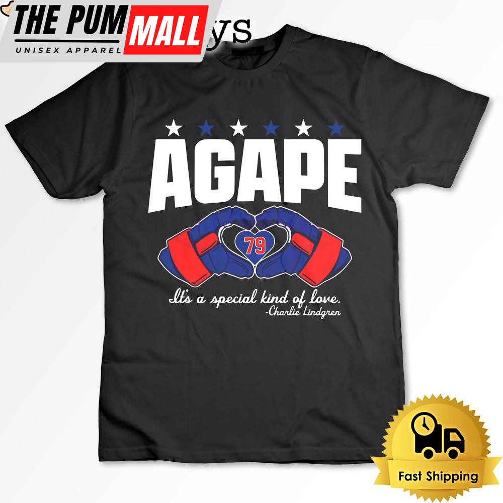 Agape Love Charlie Lindgren 79 T Shirt