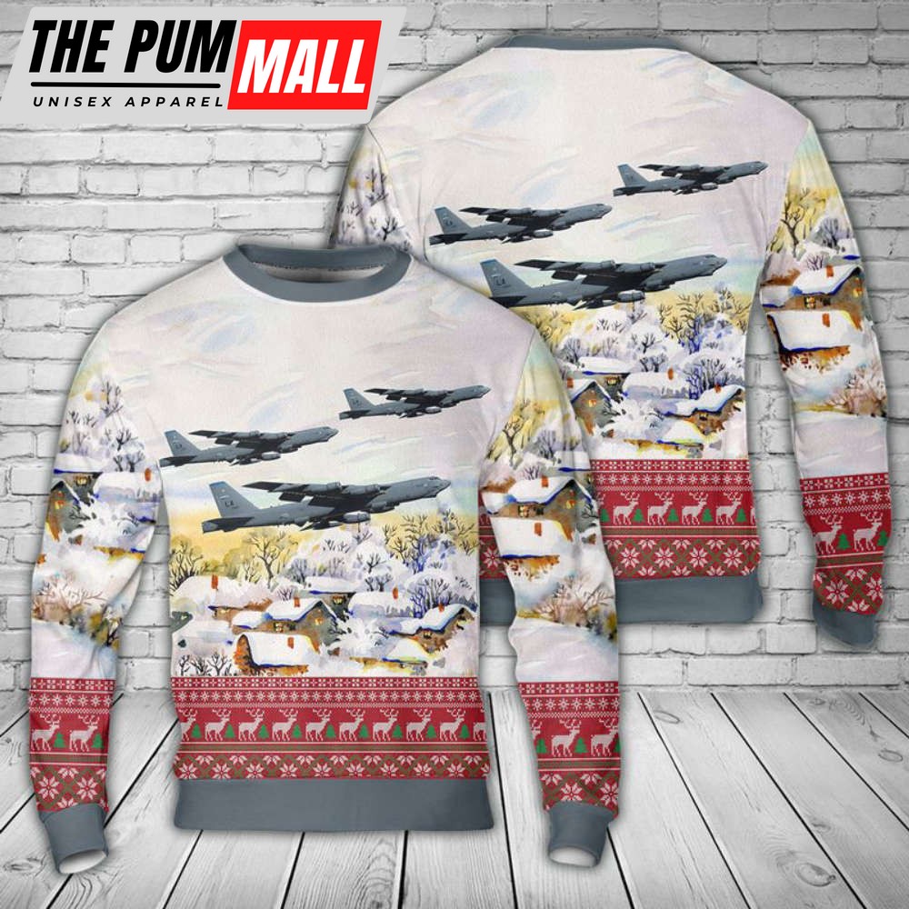 Air Force Boeing B-52 Stratofortress Christmas Sweater 3D Gìt For Christmas