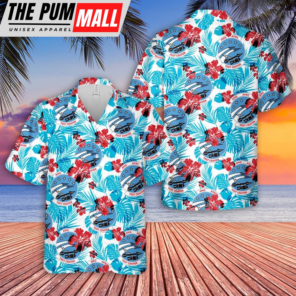 Air Force Hawaiian Shirt, Air National Guard Air Force Reserve Command Test Center Hawaiian Shirt, Veteran Hawaiian Shirt