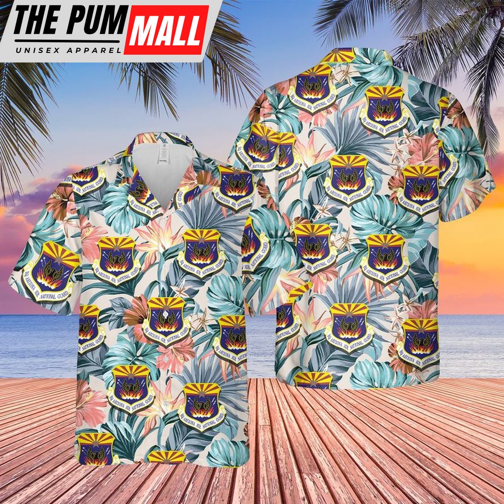 Air Force Hawaiian Shirt, Arizona Air National Guard Hawaiian Shirt, Veteran Hawaiian Shirt