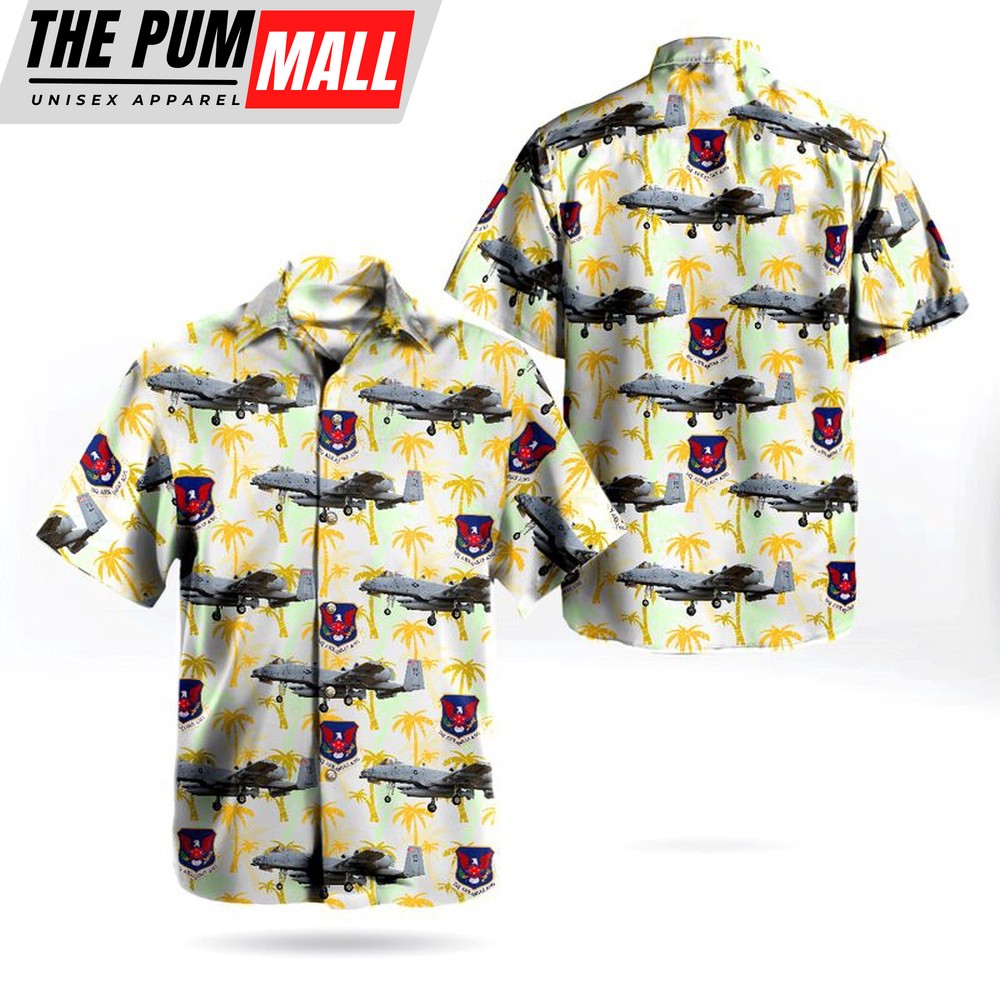 Air Force Hawaiian Shirt, Arkansas Air National Guard 188th Wing Fairchild A-10C Thunderbolt II Hawaiian Shirt, Veteran Hawaiian Shirt