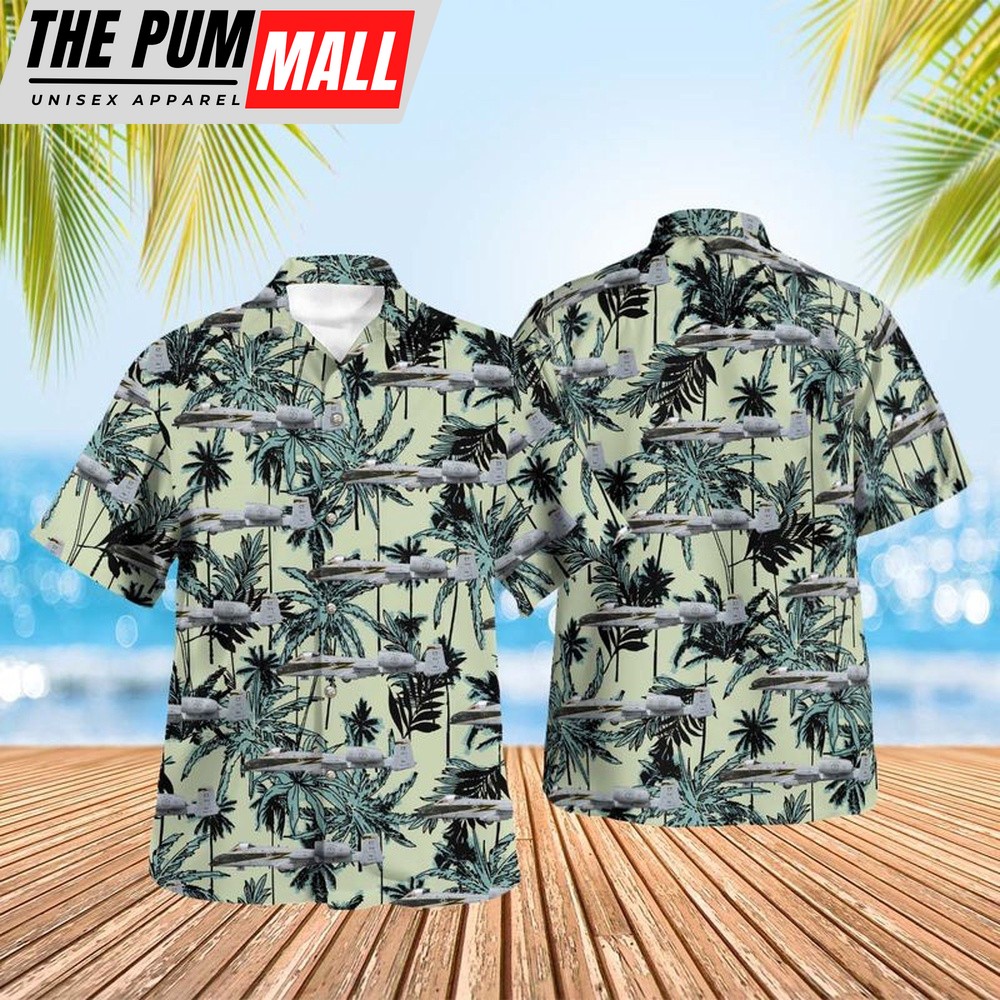 Air Force Hawaiian Shirt, Connecticut Air National Guard 103rd Airlift Wing Flying Yankees Fairchild A-10A Thunderbolt II Hawaiian Shirt, Veteran Hawaiian Shirt