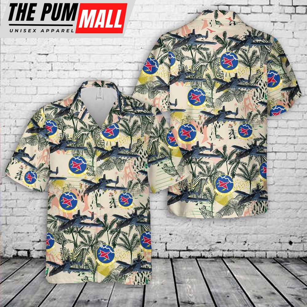 Air Force Hawaiian Shirt, Indiana Air National Guard 163d Fighter Squadron Blacksnakes A-10 Thunderbolt II Hawaiian Shirt, Veteran Hawaiian Shirt