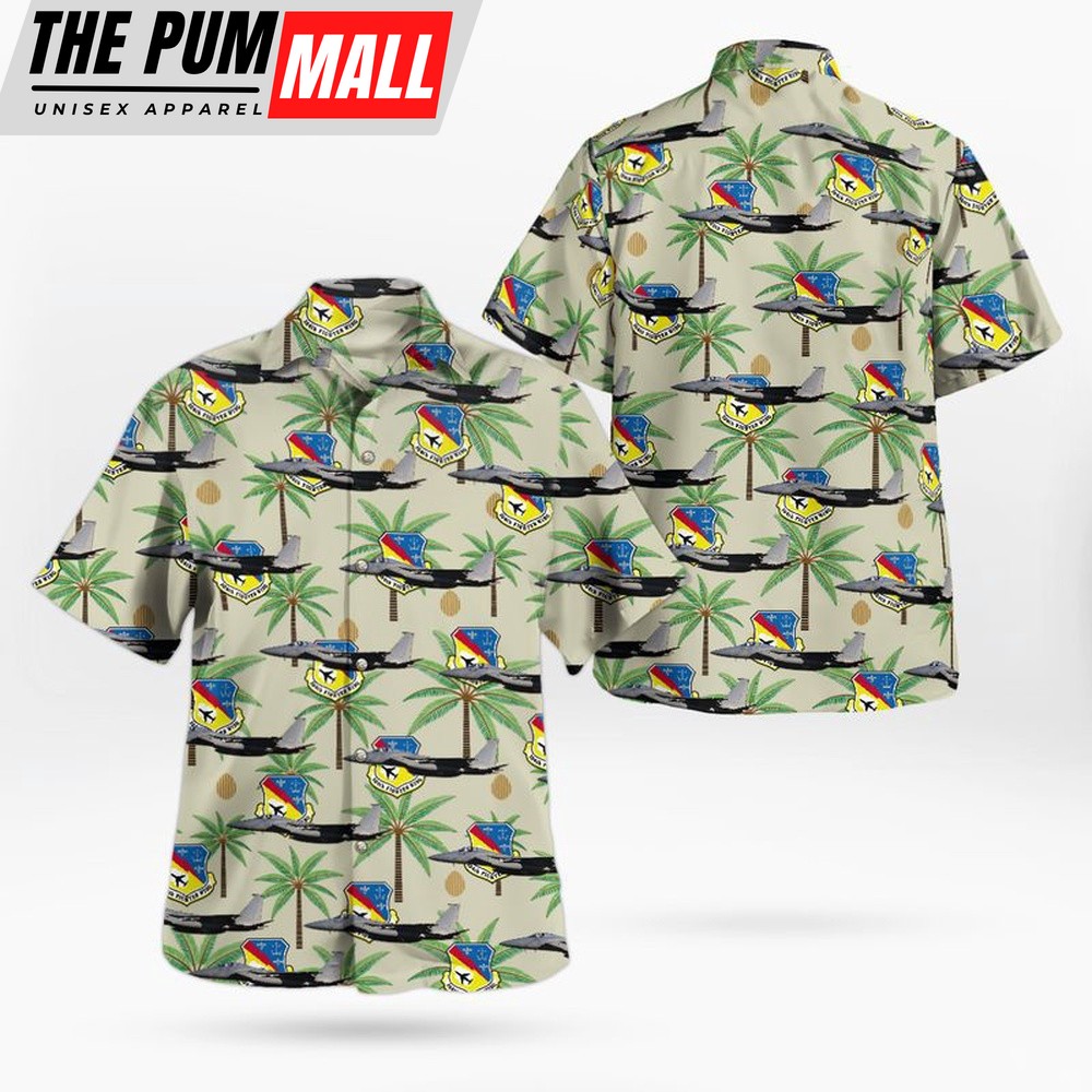 Air Force Hawaiian Shirt, Massachusetts Air National Guard 104th Fighter Wing Hawaiian Shirt, Veteran Hawaiian Shirt