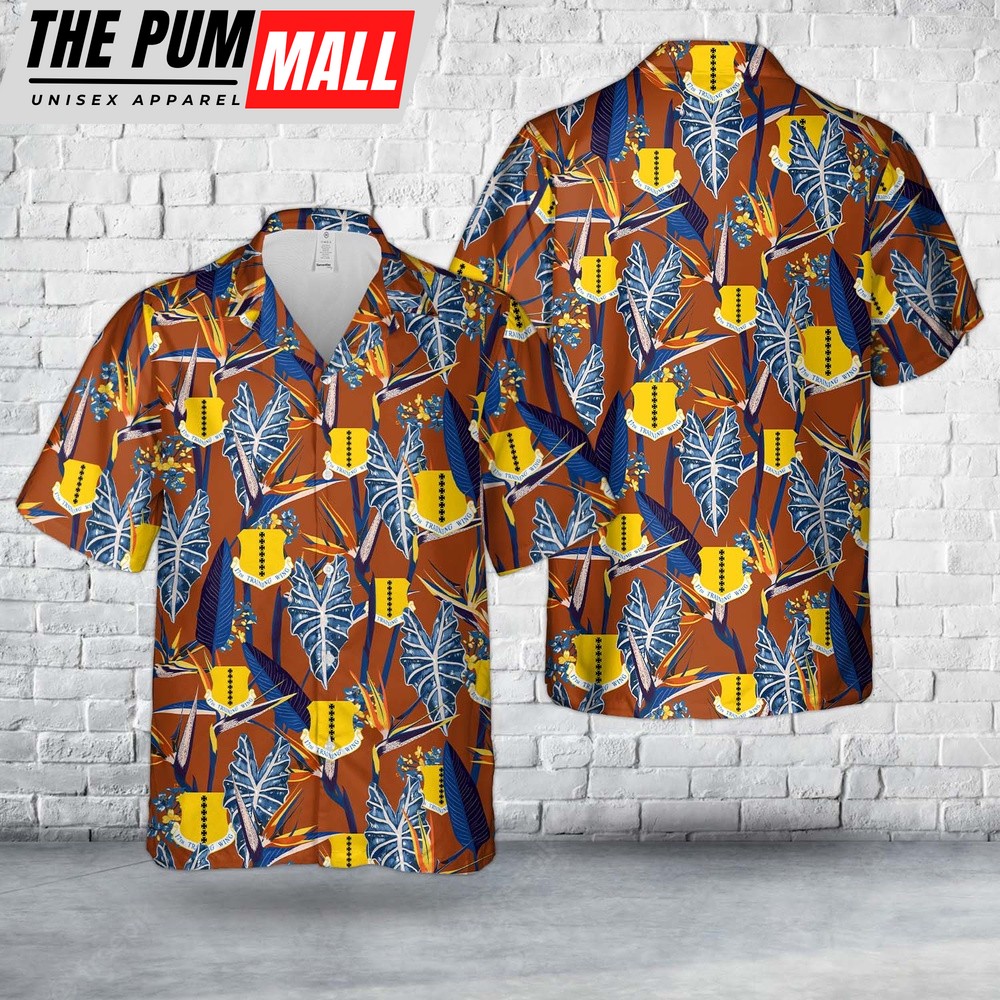 Air Force Hawaiian Shirt, US Air Force 17th Training Wing (17 TRW) Hawaiian Shirt, Veteran Hawaiian Shirt