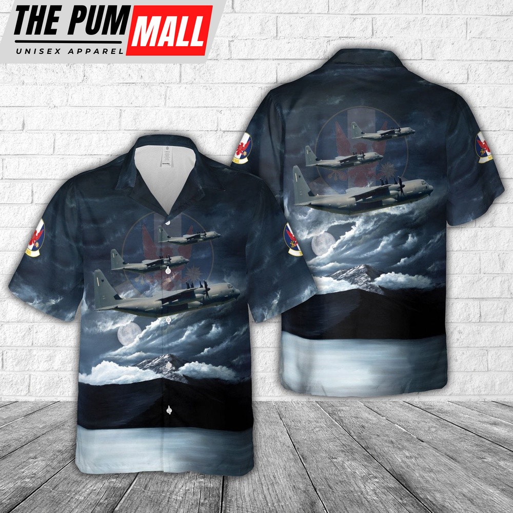 Air Force Hawaiian Shirt, US Air Force 1st Special Operations Squadron MC-130J Commando II Hawaiian Shirt, Veteran Hawaiian Shirt