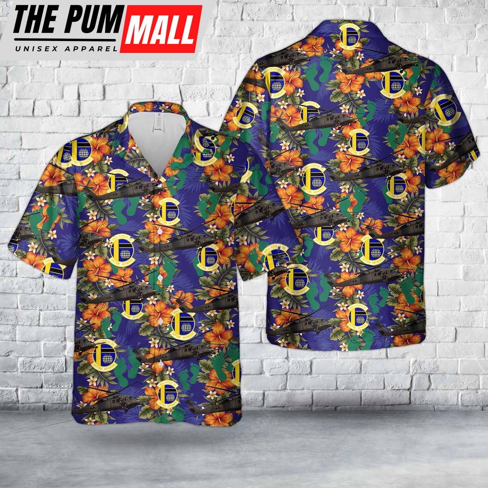 Air Force Hawaiian Shirt, US Air Force 305th Rescue Squadron HH-60G Pave Hawk Hawaiian Shirt, Veteran Hawaiian Shirt