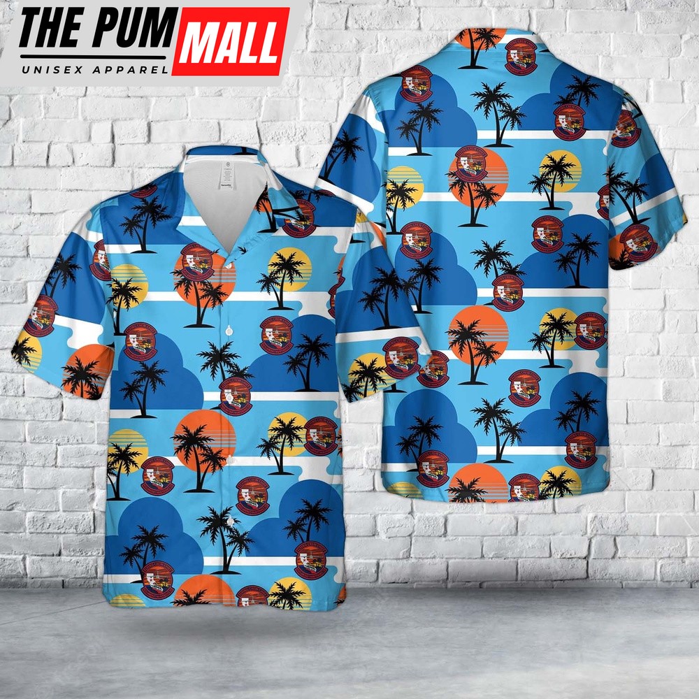 Air Force Hawaiian Shirt, US Air Force 452d Aircraft Maintenance Squadron C-17 Flying Crew Chief Hawaiian Shirt, Veteran Hawaiian Shirt