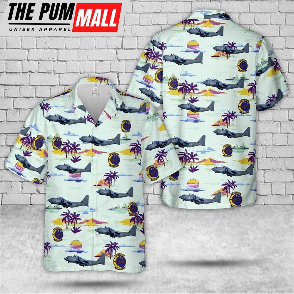 Air Force Hawaiian Shirt, US Air Force 67th Special Operations Squadron MC-130J Commando II Hawaiian Shirt, Veteran Hawaiian Shirt