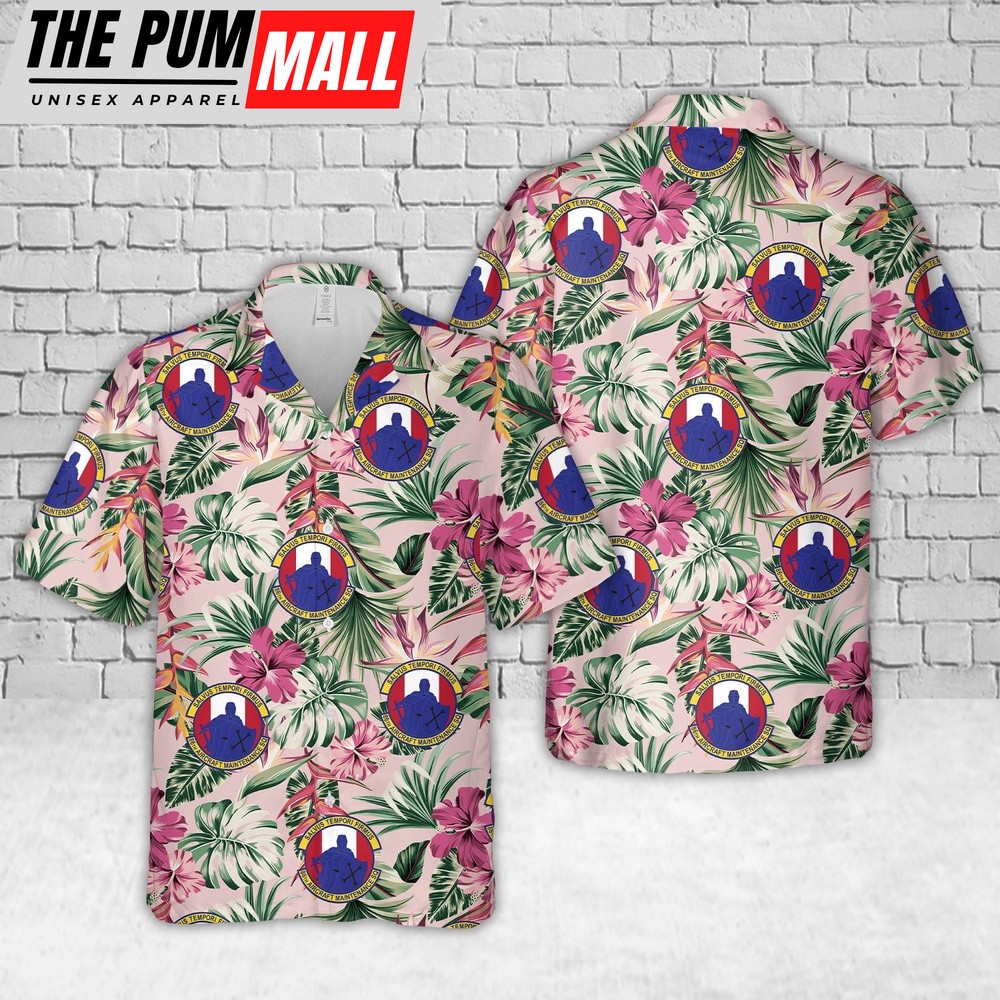 Air Force Hawaiian Shirt, US Air Force 86th Aircraft Maintenance Squadron (86 AMXS) Hawaiian Shirt, Veteran Hawaiian Shirt