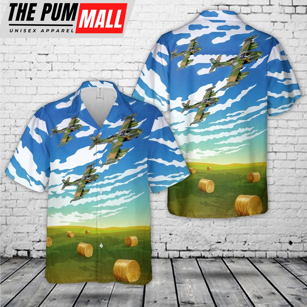 Air Force Hawaiian Shirt, US Air Force A-37B Dragonfly Vietnam war Hawaiian Shirt, Veteran Hawaiian Shirt