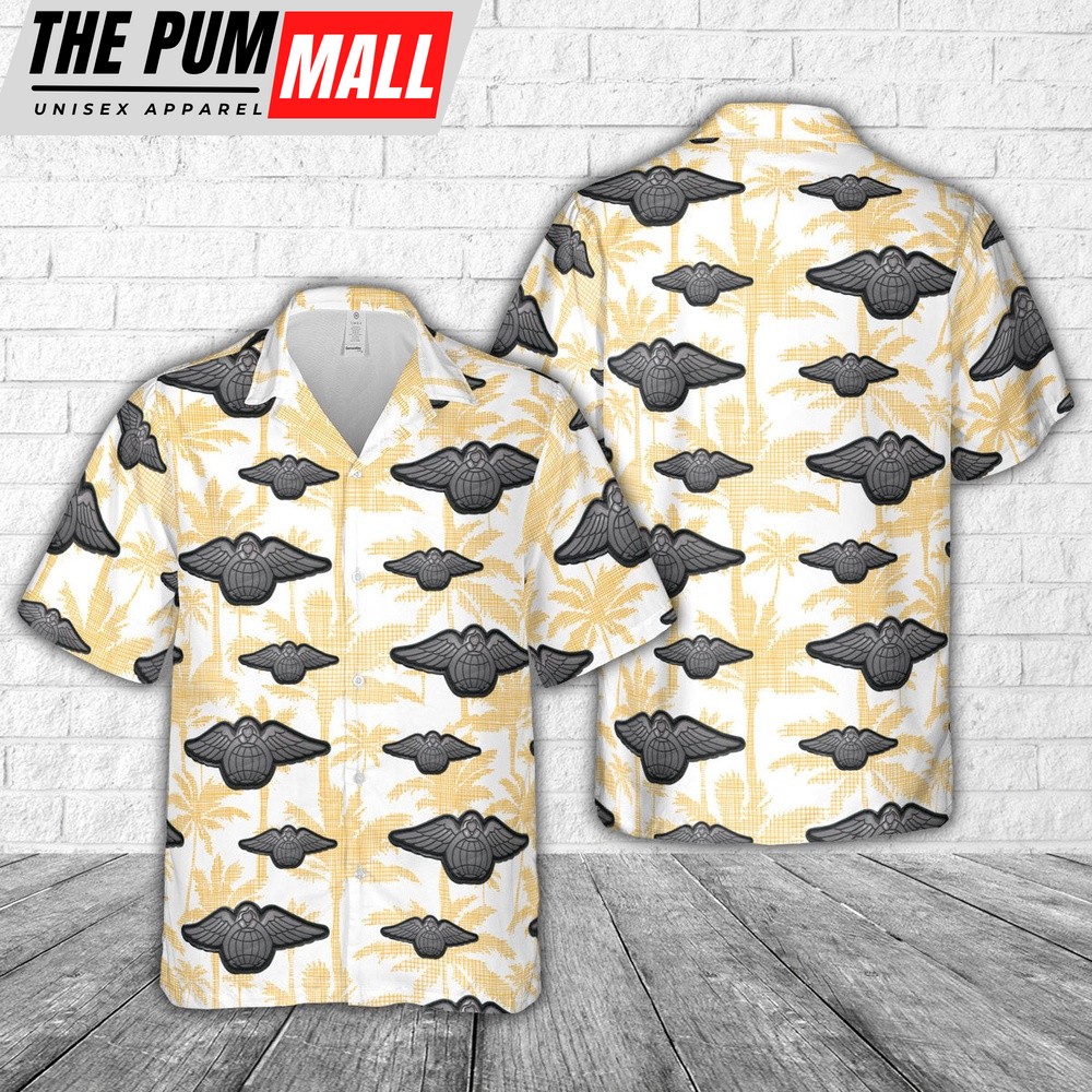 Air Force Hawaiian Shirt, US Air Force Angel of Mercy Rescue Wings Hawaiian Shirt, Veteran Hawaiian Shirt